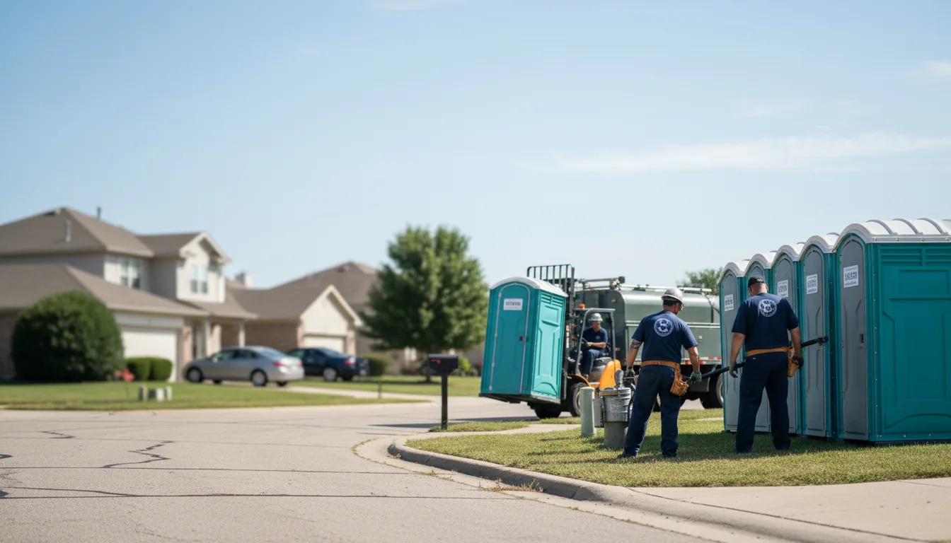 Porta Potty Rental in New Goshen, IN near me